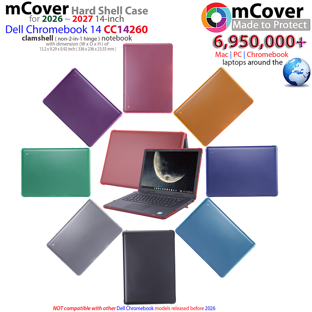 mCover Hard case for 2026+ 14-inch Dell Chromebook 14 CC14260 notebook