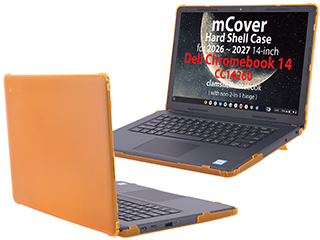 mCover Hard Shell case for 2026+ 14-inch Dell Chromebook 14 CC14260 clamshell