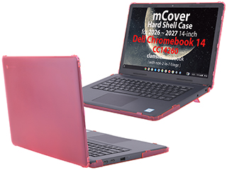 mCover Hard Shell case for 2026+ 14-inch Dell Chromebook 14 CC14260 clamshell