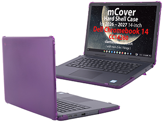 mCover Hard Shell case for 2026+ 14-inch Dell Chromebook 14 CC14260 clamshell