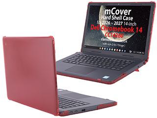 mCover Hard Shell case for 2026+ 14-inch Dell Chromebook 14 CC14260 clamshell