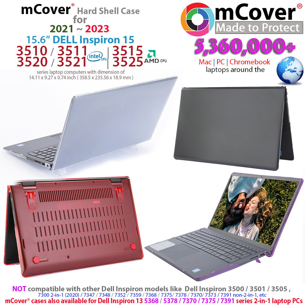 mCover for 15.6-inch Dell Inspiron 15 3510 3511 laptop