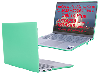 mCover Hard Shell case for 2025 2026 14-inch Dell 14 Plus DB14250 DB14255 series Windows Laptop