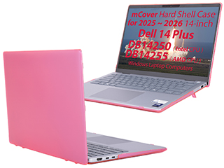 mCover Hard Shell case for 2025 2026 14-inch Dell 14 Plus DB14250 DB14255 series Windows Laptop