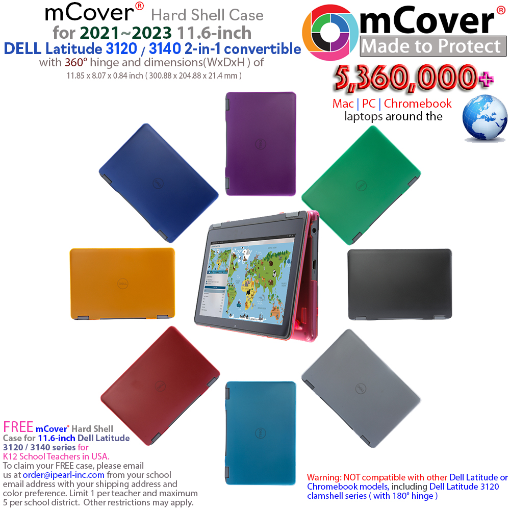 mCover for 11.6-inch Dell Latidue 3120 2-in-1 laptop