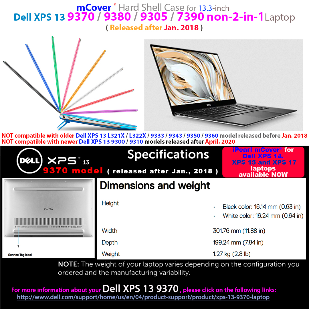 mCover for Dell XPS 13 9370