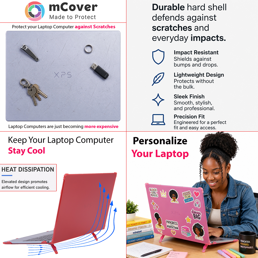 mCover Hard Shell case for 13.4-inch Dell XPS 13 DX13260 series Windows Laptop
