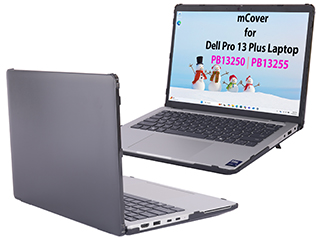 mCover Hard Shell case for 2025+ 13.3" Dell Pro 13 Plus PB13250 / PB13255 non-2-in-1 Windows Notebook PC