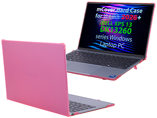 mCover Hard Shell case for 13.4-inch Dell XPS 13 DX13260 series Windows Laptop