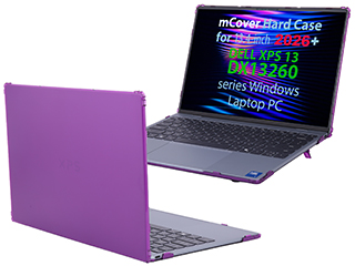 mCover Hard Shell case for 13.4-inch Dell XPS 13 DX13260 series Windows Laptop