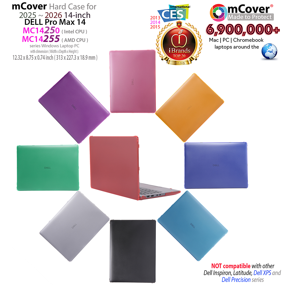 mCover Hard case for 14-inch Dell Pro Max 14 MC14250 / MC14255 (2025+) Windows Laptop PC