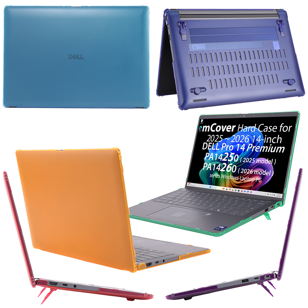 mCover Hard case for 14-inch Dell Pro 14 Premium PA14250 (2025) / PA14260 (2026) Windows Laptop PC