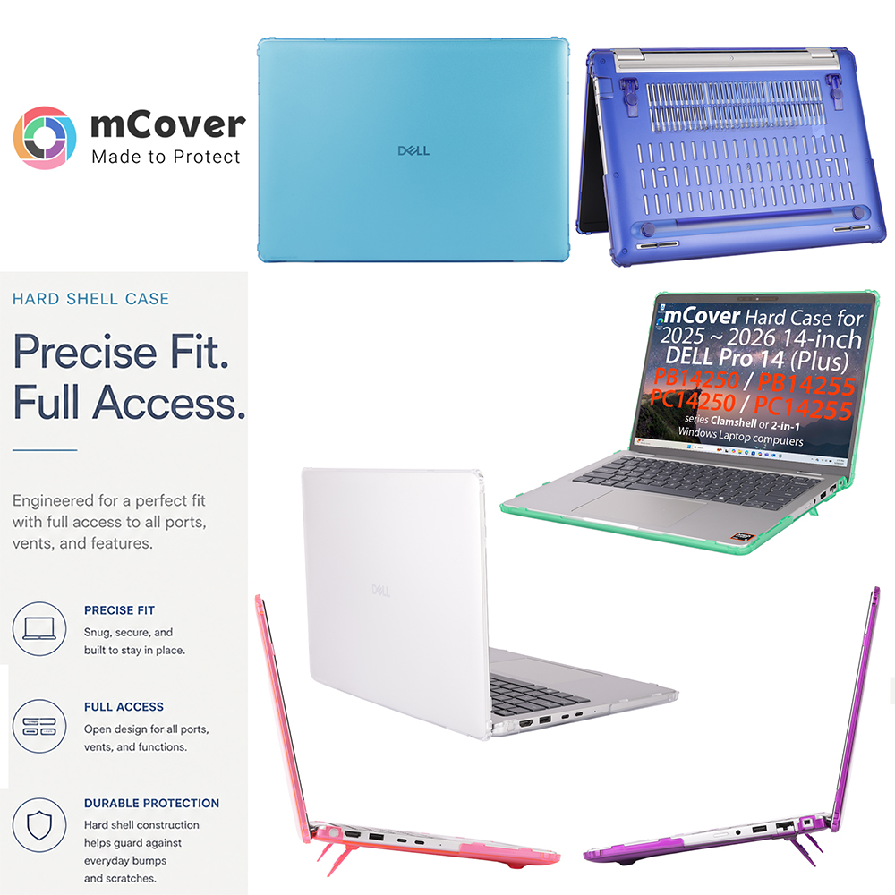 mCover Hard case for Dell Pro 14 PC13255 | PC13250 Windows laptop