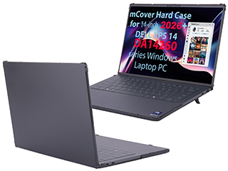 mCover Hard Shell case for 14-inch Dell XPS 14 DA14260 series Windows Laptop