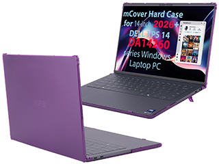 mCover Hard Shell case for 14-inch Dell XPS 14 DA14260 series Windows Laptop