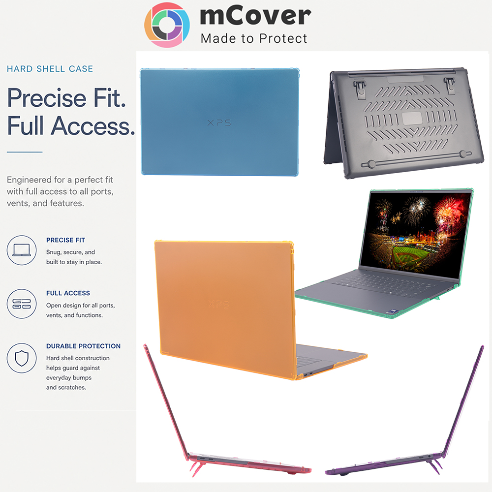 mCover Hard Shell case for 16-inch Dell XPS 16 DA16260 series Windows Laptop
