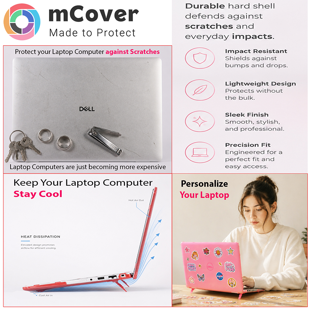 mCover Hard Shell case for 15-inch Dell Precision 3560 /3570 series Windows Laptop