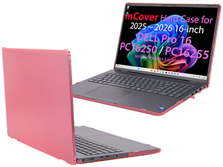 mCover Hard case for Dell Pro 16 PC16250 | PC16255 Windows laptop