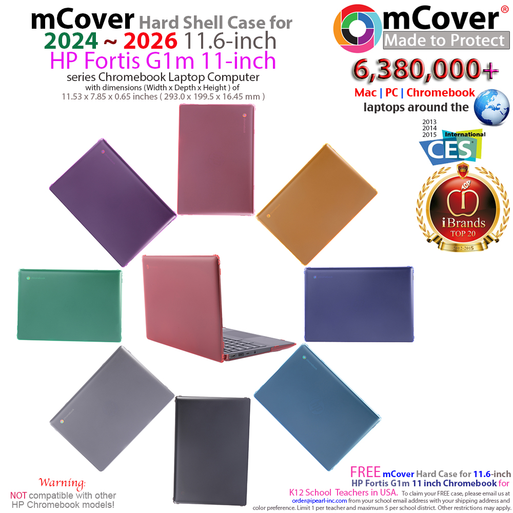 mCover case for HP Fortis G1m 11 inch Chromebook