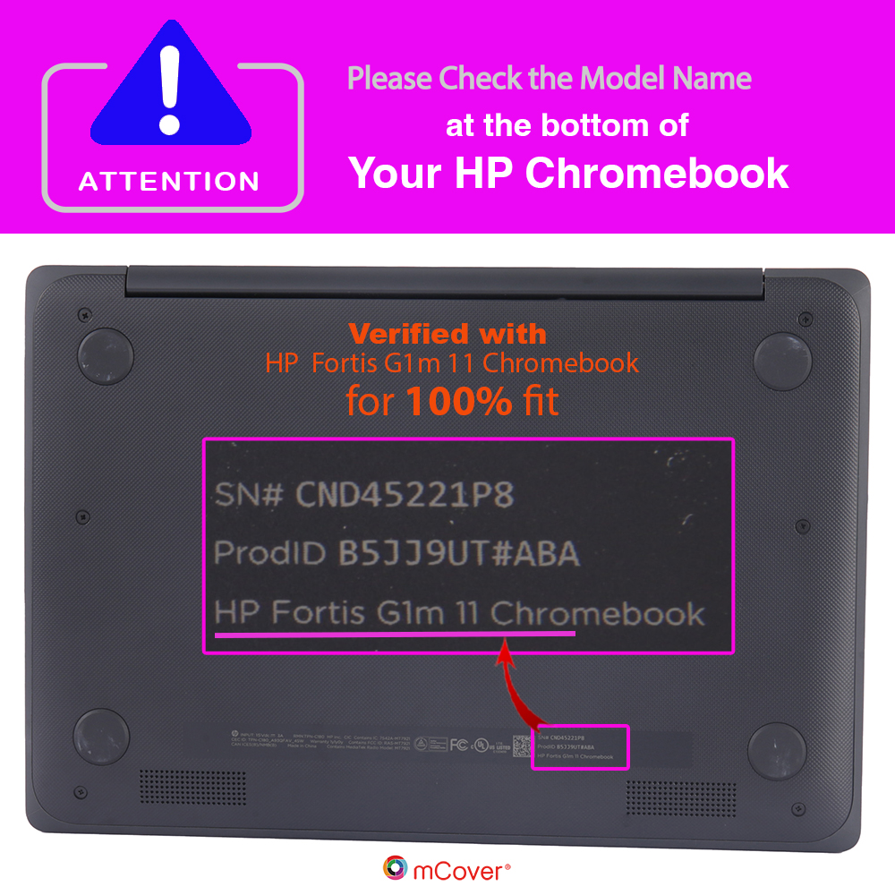 mCover case for HP Fortis G1m 11 inch Chromebook