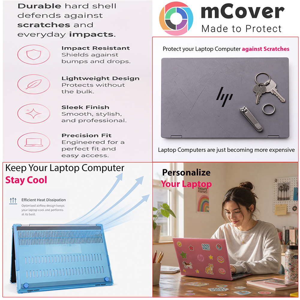 mCover Hard case for 14-inch HP Elite x360 1040 G11 Windows Laptop