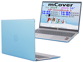 mCover Hard Shell case for 2024+ 16-inch HP OmniBook 5 16-AFxxxx / 16-AGxxxx / 16-BAxxxx / 16-BCxxxx Windows AI PC