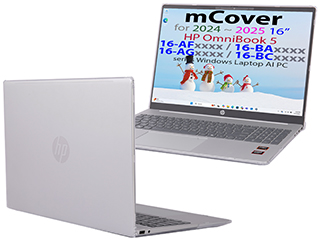mCover Hard Shell case for 2024+ 16-inch HP OmniBook 5 16-AFxxxx / 16-AGxxxx / 16-BAxxxx / 16-BCxxxx Windows AI PC