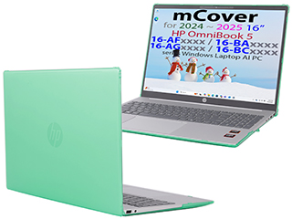 mCover Hard Shell case for 2024+ 16-inch HP OmniBook 5 16-AFxxxx / 16-AGxxxx / 16-BAxxxx / 16-BCxxxx Windows AI PC