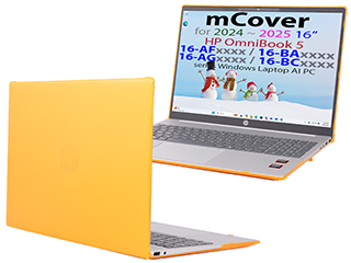 mCover Hard Shell case for 2024+ 16-inch HP OmniBook 5 16-AFxxxx / 16-AGxxxx / 16-BAxxxx / 16-BCxxxx Windows AI PC