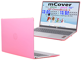 mCover Hard Shell case for 2024+ 16-inch HP OmniBook 5 16-AFxxxx / 16-AGxxxx / 16-BAxxxx / 16-BCxxxx Windows AI PC
