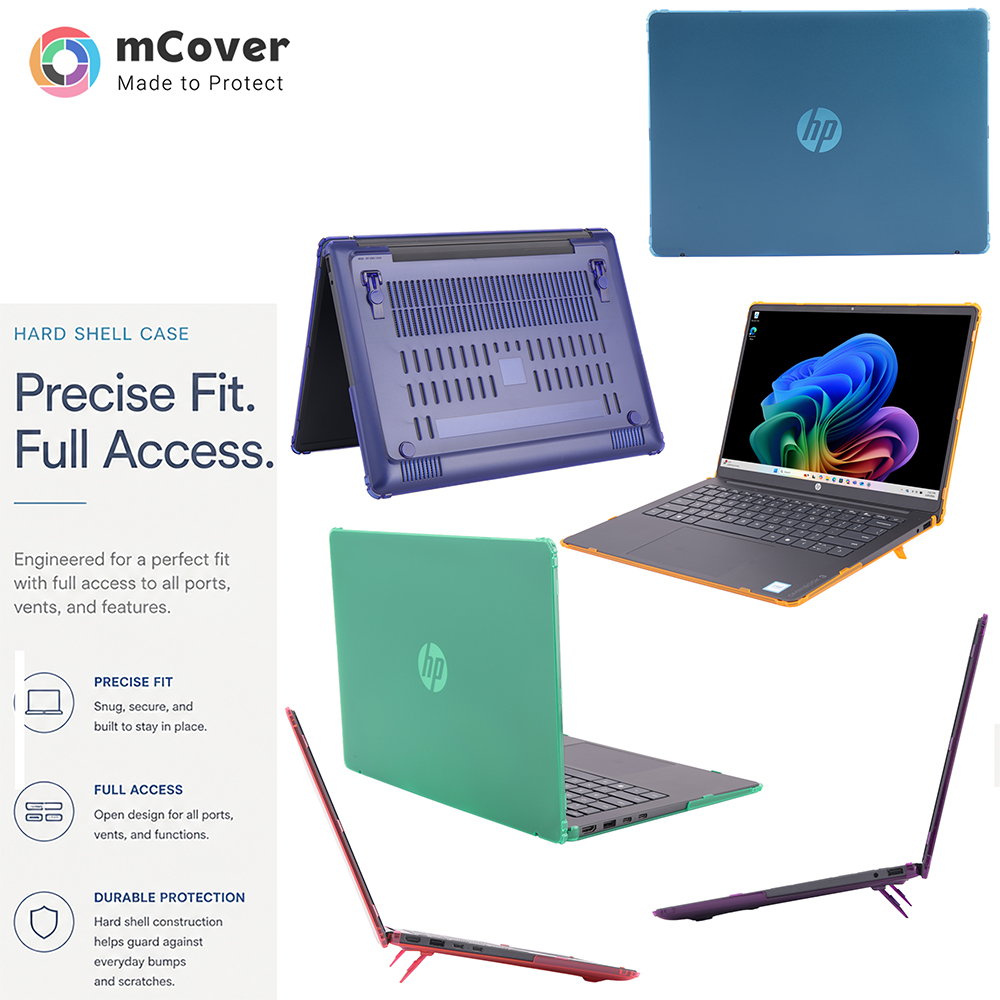 mCover Hard Shell case for 14-inch HP OmniBook 3 14-HY / HU / HT CTO / HS / HV / HW0000 series clamshell Windows AI PC