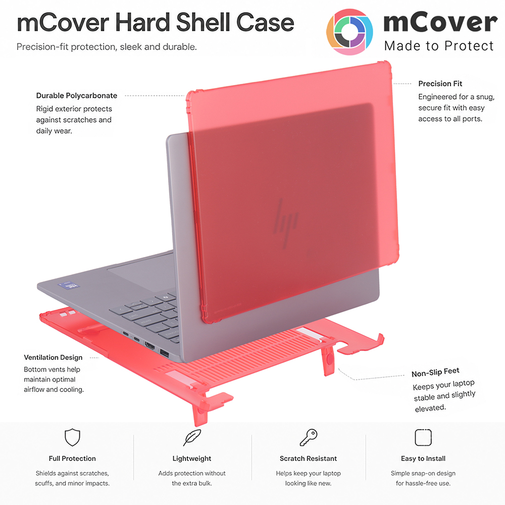 mCover Hard Shell case for 14-inch HP OmniBook 7 14-FRxxxx 14-FSxxxx clamshell Windows AI PC