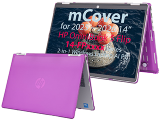 mCover Hard case for 14-inch HP OmniBook 5 Flip 14-FPxxxx series 2-in-1 Notebook PC