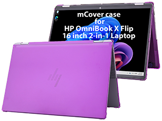 mCover Hard Shell case for 16-inch HP OmniBook X Flip 16-ASxxxx 16-BExxxx series 2-in-1 Windows PC