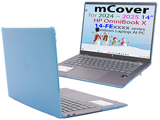 mCover Hard Shell case for 14-inch HP OmniBook X 14-FExxxx series Windows AI PC laptop