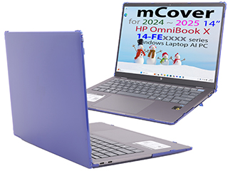 mCover Hard Shell case for 14-inch HP OmniBook X 14-FExxxx series Windows AI PC laptop