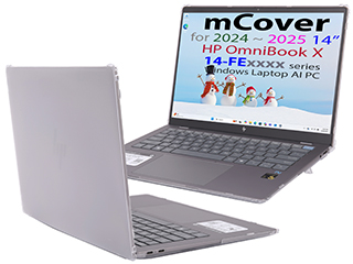 mCover Hard Shell case for 14-inch HP OmniBook X 14-FExxxx series Windows AI PC laptop