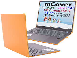 mCover Hard Shell case for 14-inch HP OmniBook X 14-FExxxx series Windows AI PC laptop