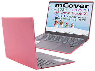 mCover Hard Shell case for 14-inch HP OmniBook X 14-FExxxx series Windows AI PC laptop