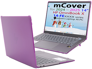 mCover Hard Shell case for 14-inch HP OmniBook X 14-FExxxx series Windows AI PC laptop