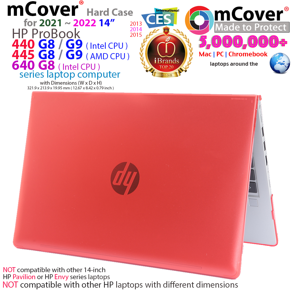 mCover Hard Shell case for 14-inch HP ProBook 440 G8 series