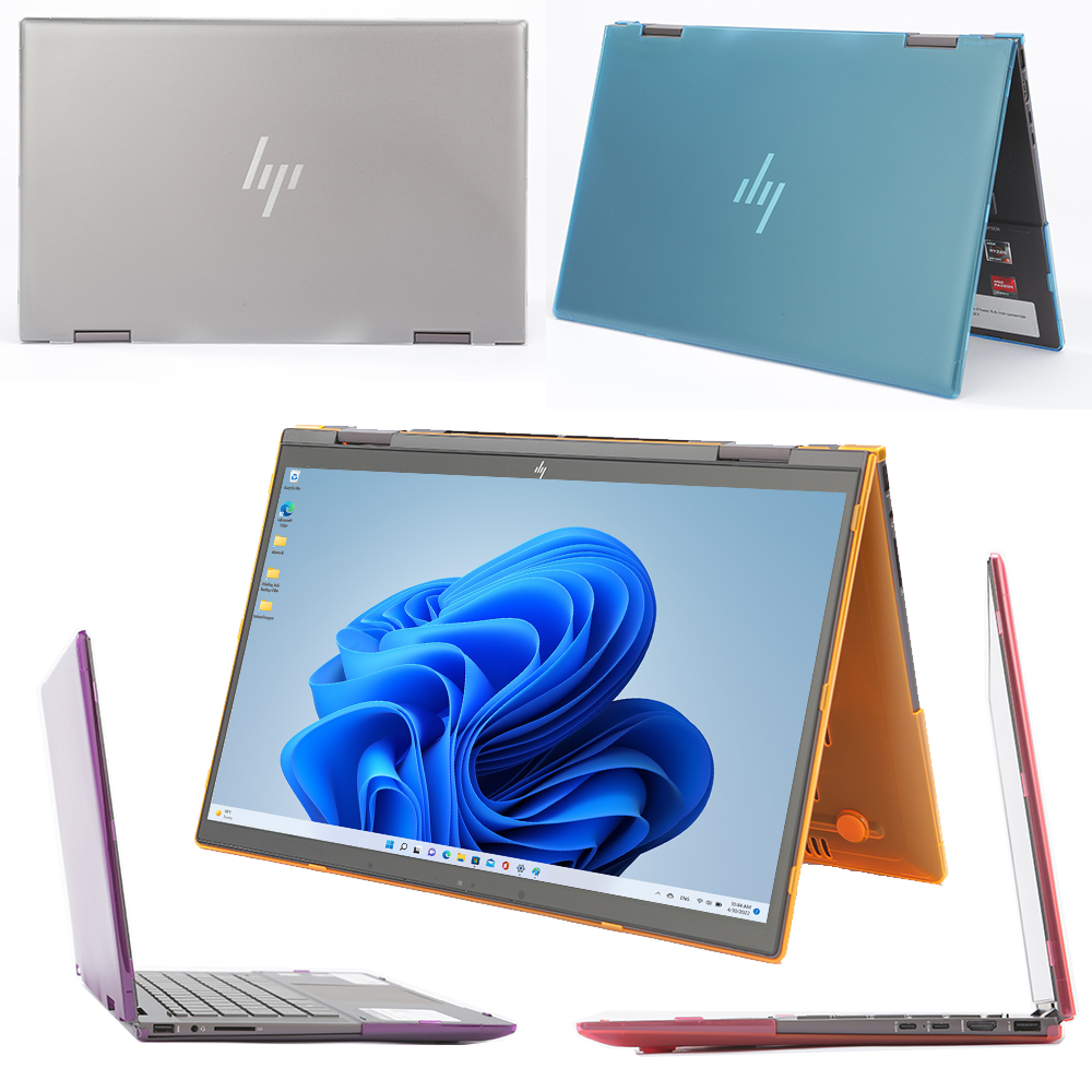 Custodia In Pelle Per HP Envy X360 15 (Serie Dr Bp) – 15,6 Pollici – Con Supporto E Portapenne