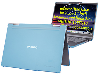 mCover Hard Shell case for 14-inch 2025+ Lenovo Chromebook Plus 2in1 14IRU10 series Laptops