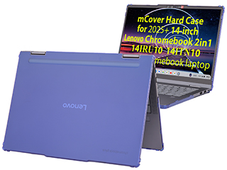 mCover Hard Shell case for 14-inch 2025+ Lenovo Chromebook Plus 2in1 14IRU10 series Laptops