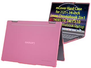 mCover Hard Shell case for 14-inch 2025+ Lenovo Chromebook Plus 2in1 14IRU10 series Laptops