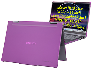 mCover Hard Shell case for 14-inch 2025+ Lenovo Chromebook Plus 2in1 14IRU10 series Laptops