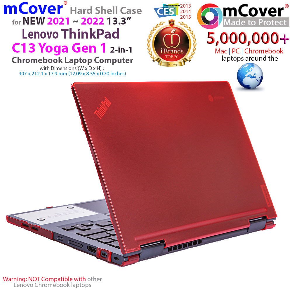 mCover Hard Shell case for 2021 13.3-inch Lenovo ThinkPad C13 Yoga Chromebook Laptops