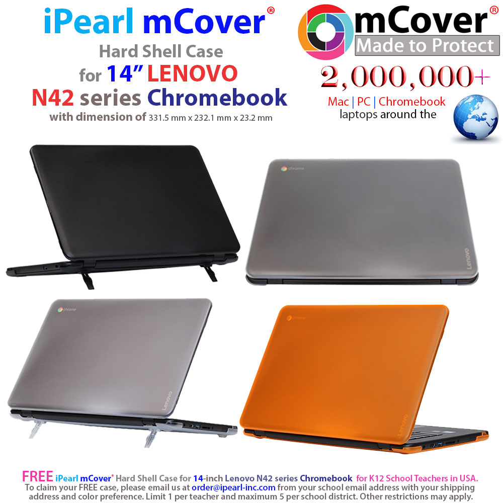 iPearl mCover® for 14-inch Lenovo N42 series Chromebook Laptops