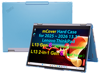 mCover Hard Shell case for 13-inch Lenovo ThinkPad L13 2-in-1 G6