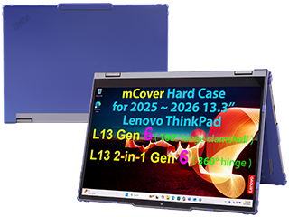 mCover Hard Shell case for 13-inch Lenovo ThinkPad L13 2-in-1 G6